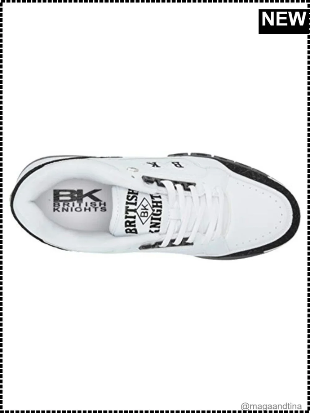 Faux Leather Retro Fashion Sneaker Lightweight Cushioned Comfort Lace-Up Casual